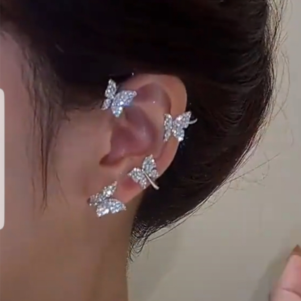 Butterfly Rhinestone Earring